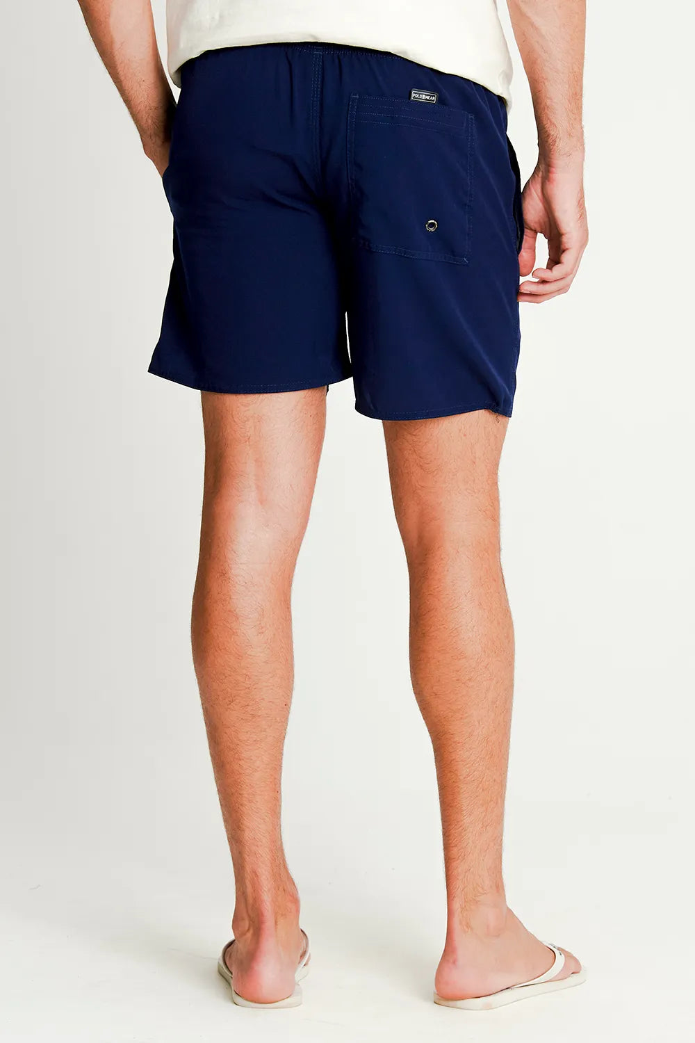 Short Vôlei Masculino Básico Liso Azul Escuro