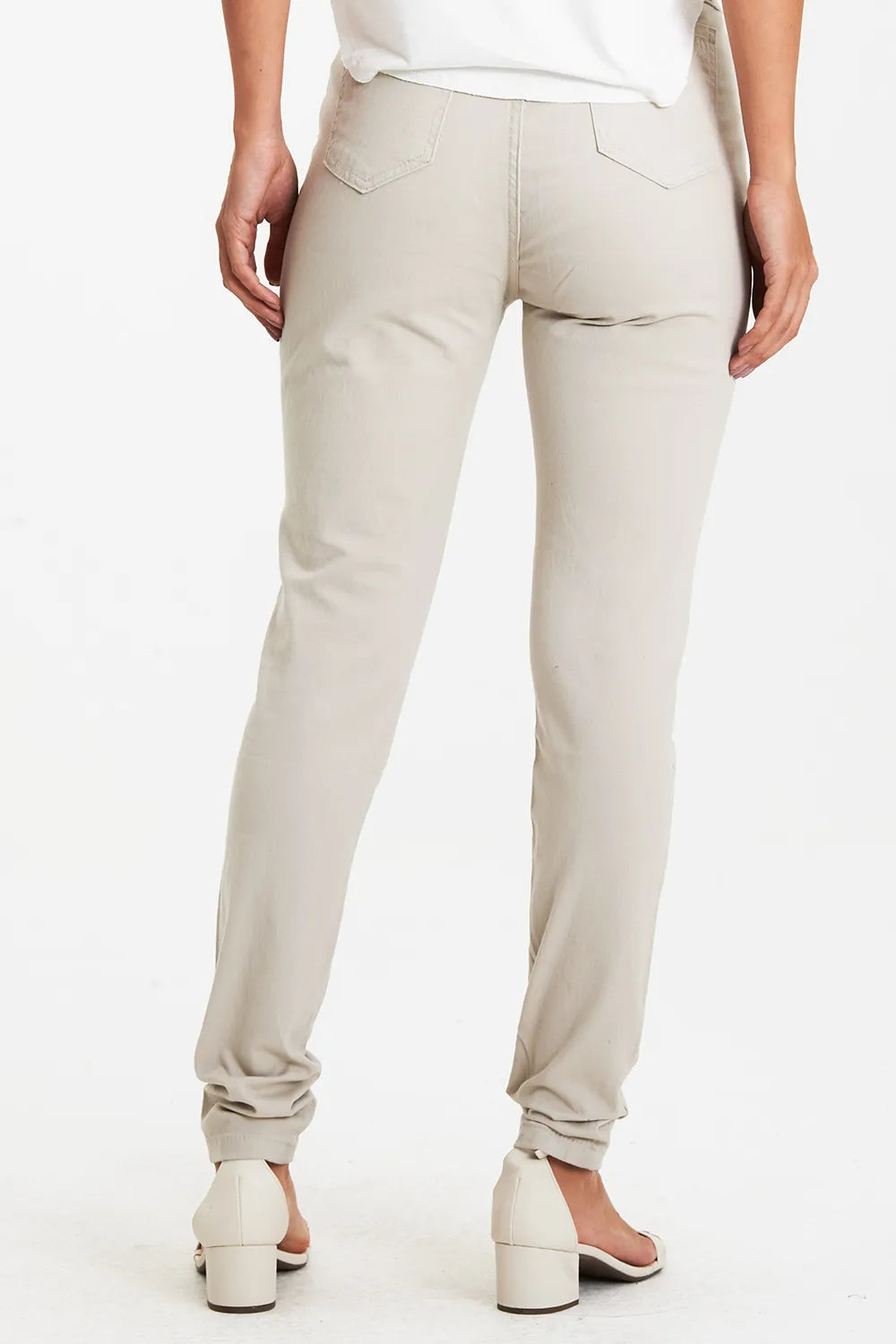 Calça Feminina Sarja Skinny Claro