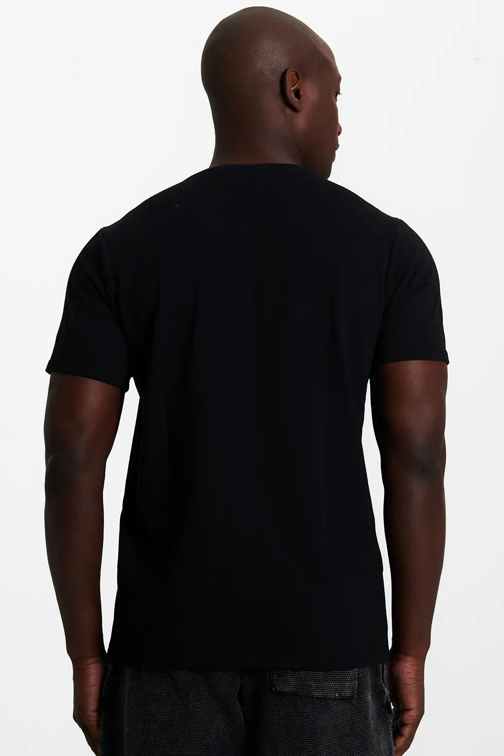 Camiseta Masculina Manga Curta Preto
