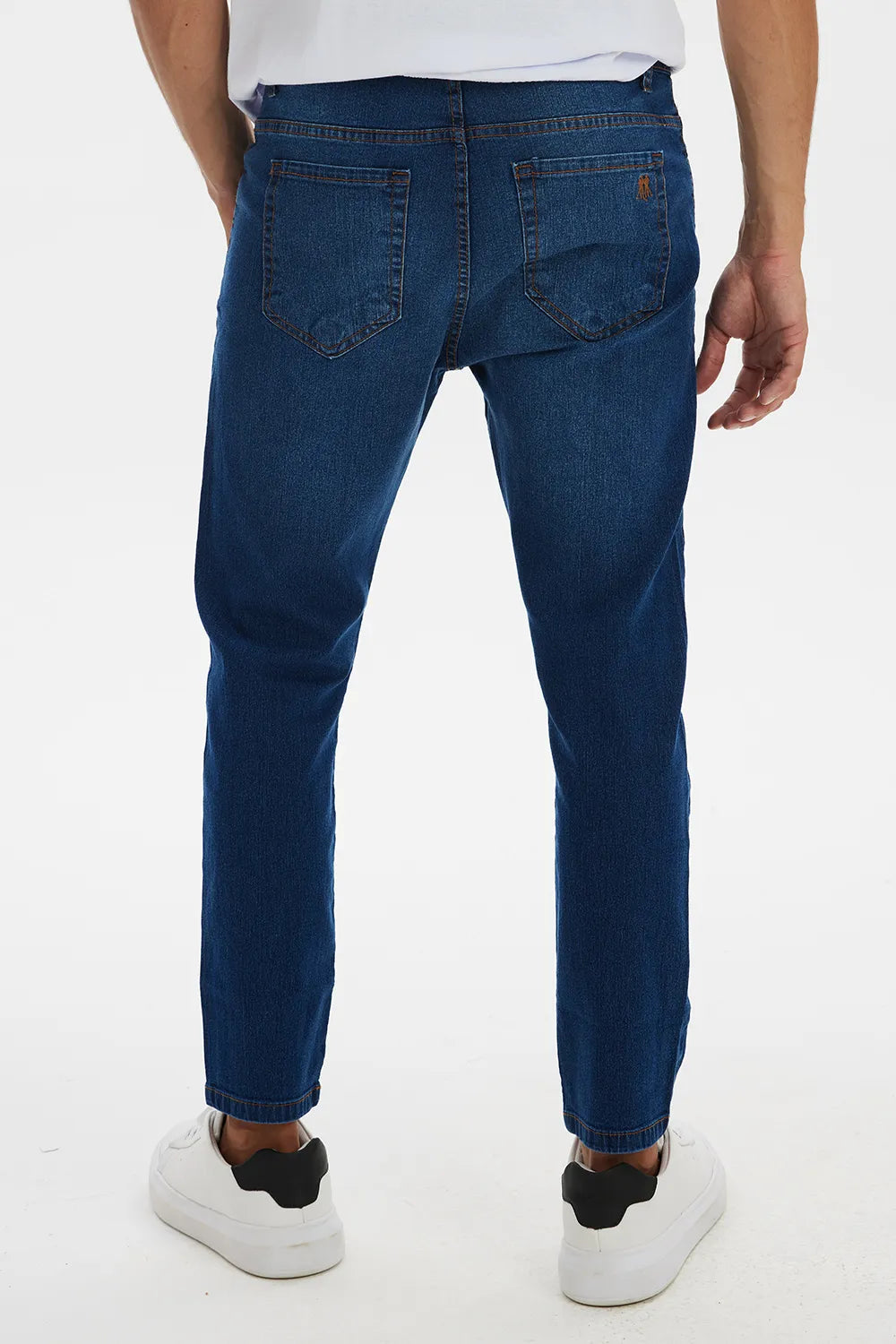 Calça Jeans Masculina Skinny Básica Jeans Médio