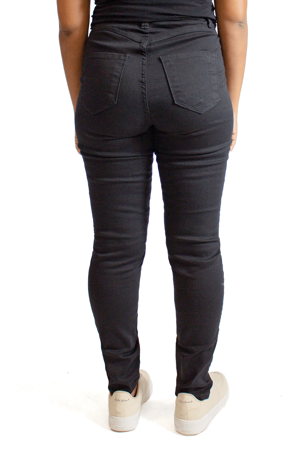 Calça Jeans Feminina Skinny Pala Coração Preto
