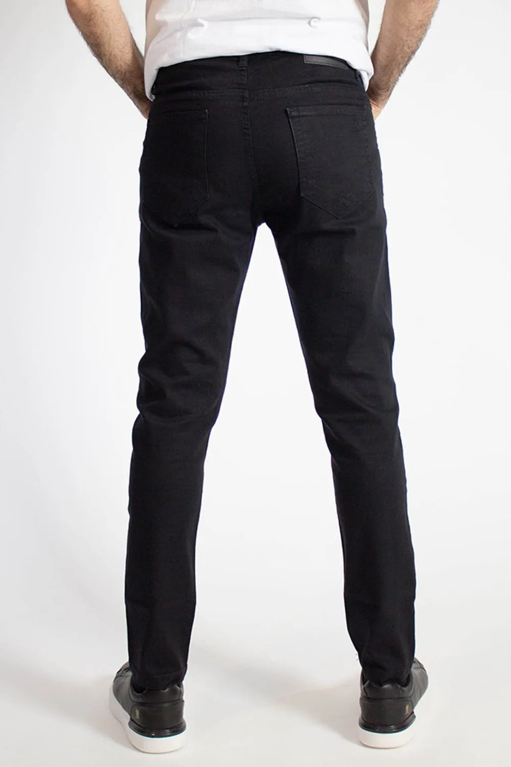 Calca Jeans Masculina Skinny Basic Preto