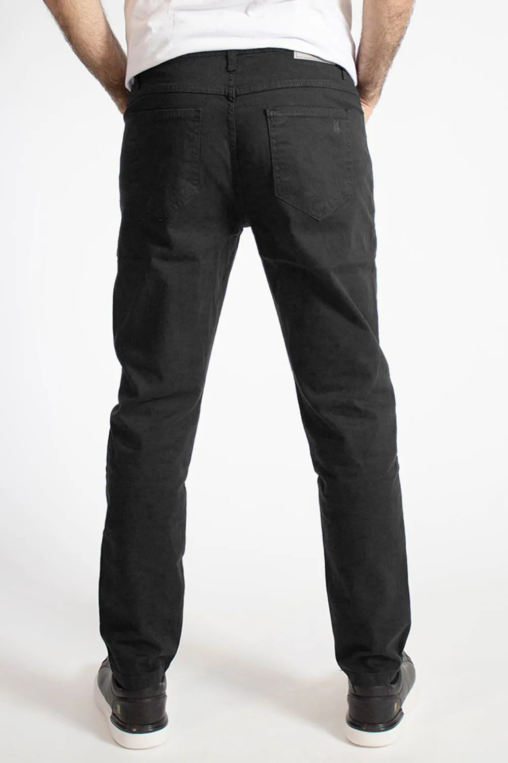 Calça Sarja Masculina Slim Básica Preto