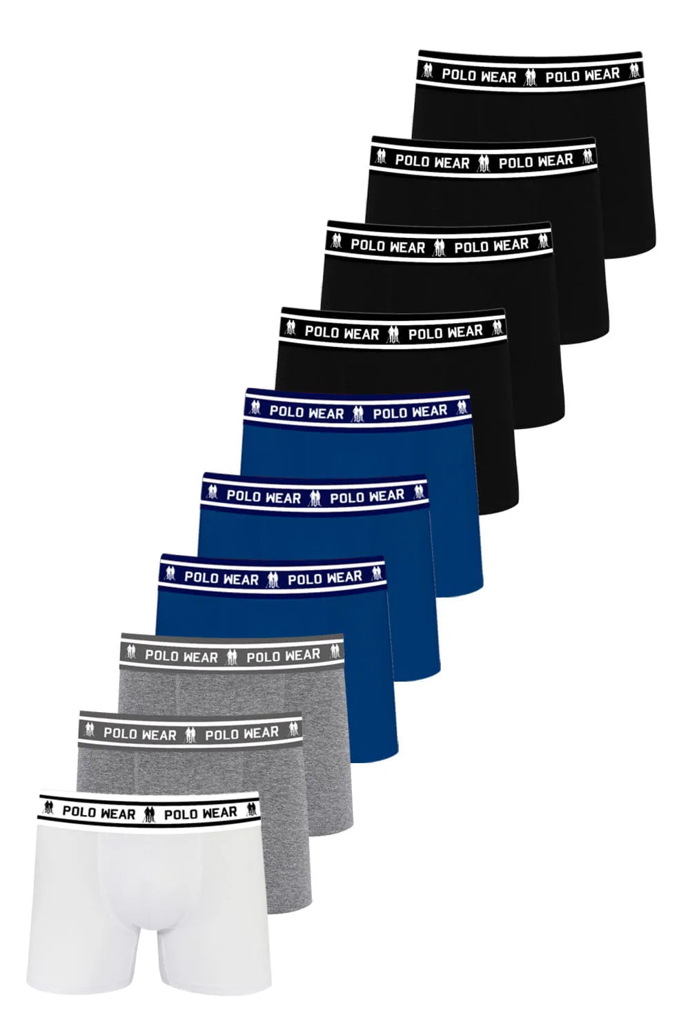 Kit 10 Cuecas Algodão Sem Costura Sortido