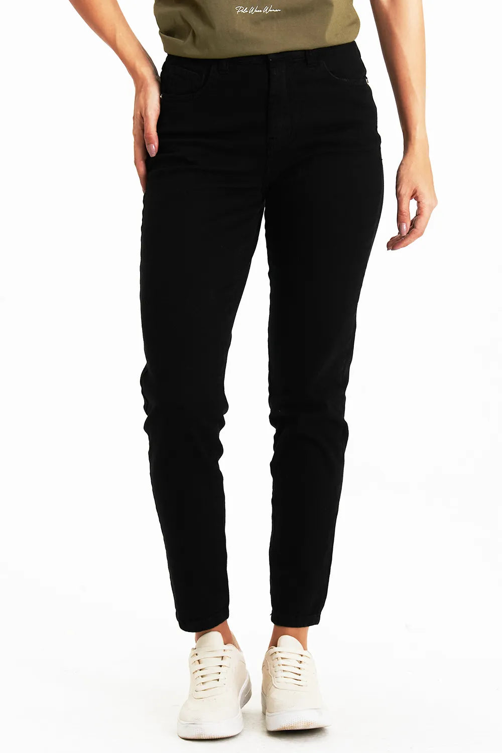 Calça Feminina Sarja Skinny Preto