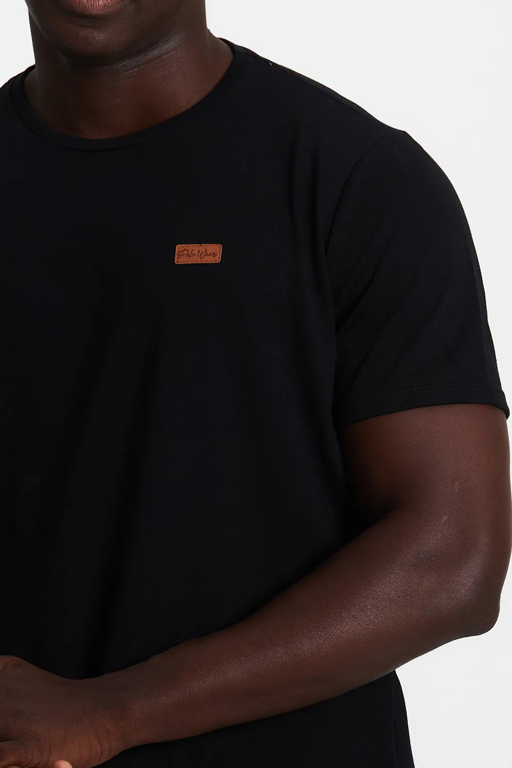 Camiseta Masculina Manga Curta Preto